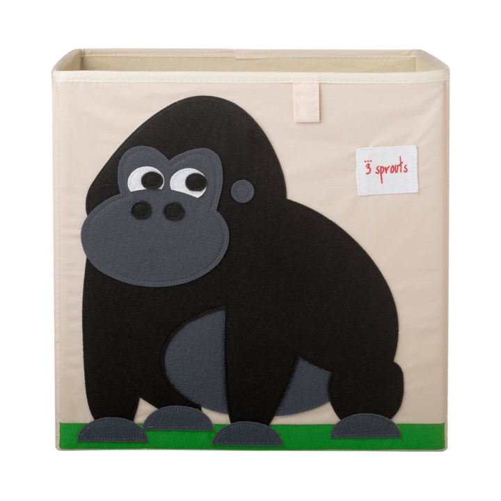 3 Sprouts Storage Box - Black Gorilla in the group TOYS, KIDS & BABY PRODUCTS / Children\'s room / Storage at TP E-commerce Nordic AB (C82340)