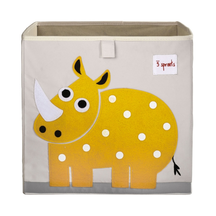 3 Sprouts Storage Box - Yellow Rhino in the group TOYS, KIDS & BABY PRODUCTS / Children\'s room / Storage at TP E-commerce Nordic AB (C82343)