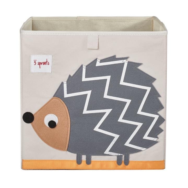 3 Sprouts Storage Box - Gray hedgehog in the group TOYS, KIDS & BABY PRODUCTS / Children\'s room / Storage at TP E-commerce Nordic AB (C82344)