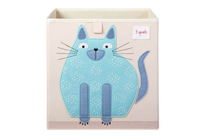 3 Sprouts Storage Box - Blue Cat in the group TOYS, KIDS & BABY PRODUCTS / Children\'s room / Storage at TP E-commerce Nordic AB (C82345)