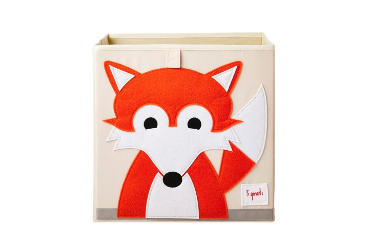 3 Sprouts Storage Box - Orange Fox in the group TOYS, KIDS & BABY PRODUCTS / Children\'s room / Storage at TP E-commerce Nordic AB (C82347)