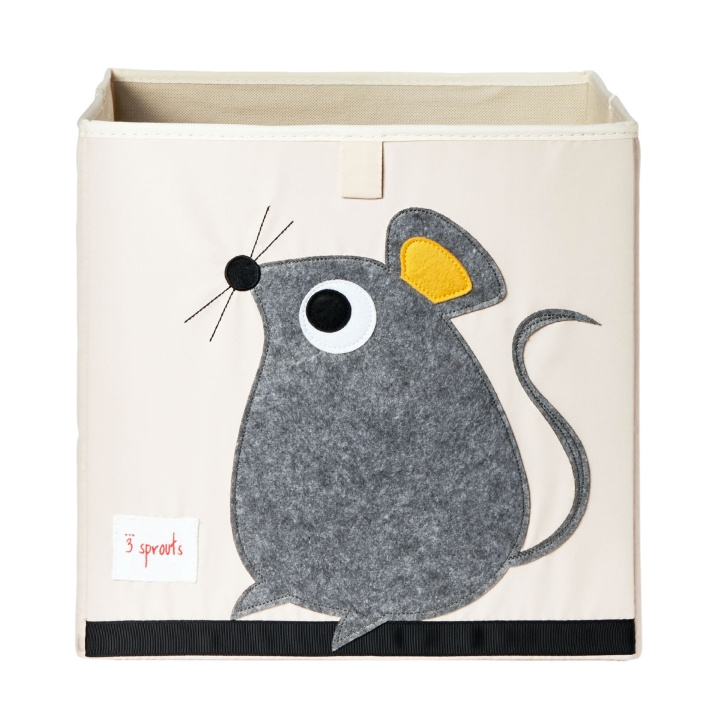 3 Sprouts Storage Box - Gray Mouse in the group TOYS, KIDS & BABY PRODUCTS / Children\'s room / Storage at TP E-commerce Nordic AB (C82348)