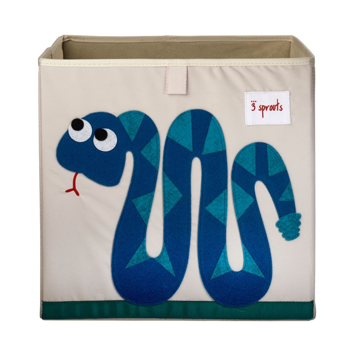 3 Sprouts Storage Box - Blue Snake in the group TOYS, KIDS & BABY PRODUCTS / Children\'s room / Storage at TP E-commerce Nordic AB (C82353)