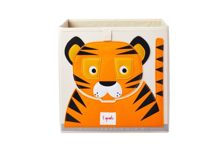 3 Sprouts Storage Box - Orange Tiger in the group TOYS, KIDS & BABY PRODUCTS / Children\'s room / Storage at TP E-commerce Nordic AB (C82354)