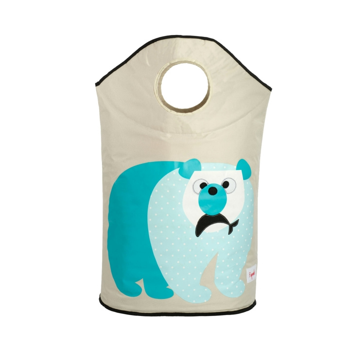 3 Sprouts Laundry Hamper - Blue Polar Bear in the group TOYS, KIDS & BABY PRODUCTS / Children\'s room / Storage at TP E-commerce Nordic AB (C82358)