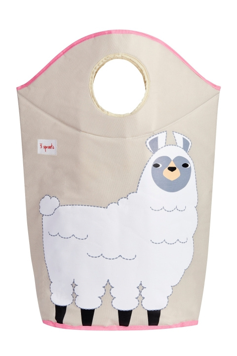 3 Sprouts Laundry Hamper - White Llama in the group TOYS, KIDS & BABY PRODUCTS / Children\'s room / Storage at TP E-commerce Nordic AB (C82360)