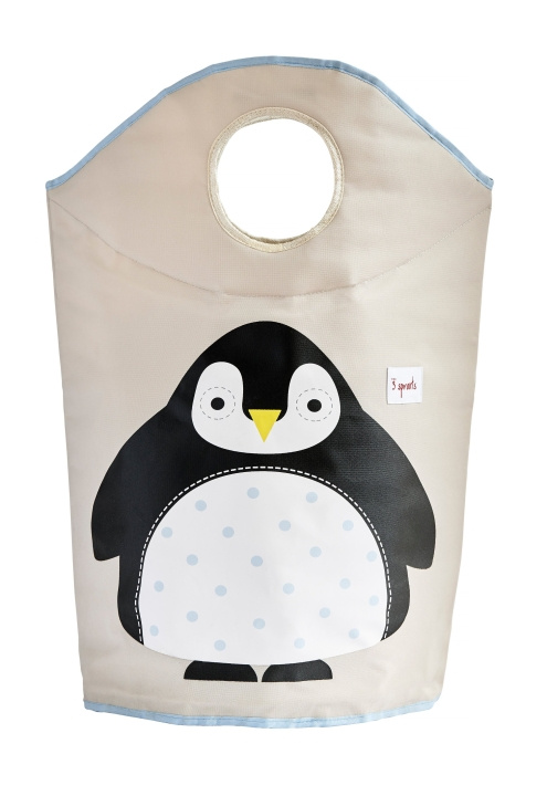 3 Sprouts Laundry Hamper - Black Penguin in the group TOYS, KIDS & BABY PRODUCTS / Children\'s room / Storage at TP E-commerce Nordic AB (C82361)