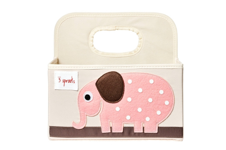 3 Sprouts Diaper Caddy - Pink Elephant in the group TOYS, KIDS & BABY PRODUCTS / Baby Gadgets / Care & Hygiene at TP E-commerce Nordic AB (C82368)