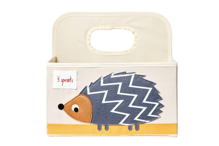 3 Sprouts Diaper Caddy - Grey Hedgehog in the group TOYS, KIDS & BABY PRODUCTS / Baby Gadgets / Care & Hygiene at TP E-commerce Nordic AB (C82369)