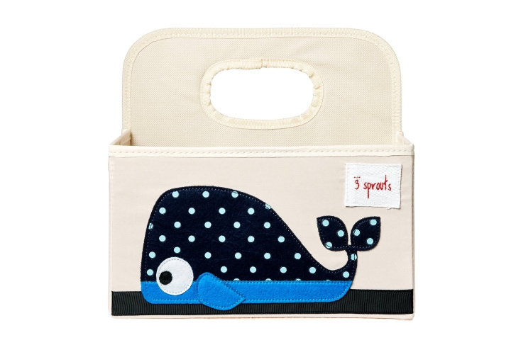 3 Sprouts Diaper Caddy - Blue Whale in the group TOYS, KIDS & BABY PRODUCTS / Baby Gadgets / Care & Hygiene at TP E-commerce Nordic AB (C82370)