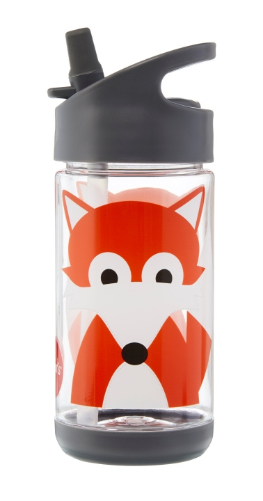 3 Sprouts Water Bottle - Gray Fox in the group TOYS, KIDS & BABY PRODUCTS / Eat & Drink / Baby bottle & Accessories at TP E-commerce Nordic AB (C82372)