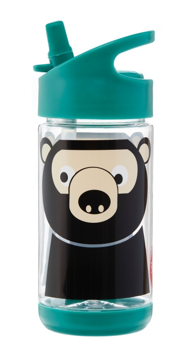 3 Sprouts Water Bottle - Teal Bear in the group TOYS, KIDS & BABY PRODUCTS / Eat & Drink / Baby bottle & Accessories at TP E-commerce Nordic AB (C82373)