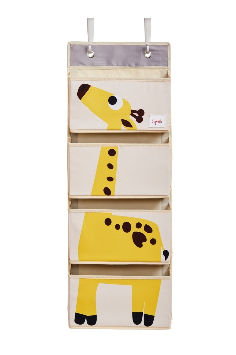 3 Sprouts Hanging Wall Organizer - Yellow Giraffe in the group TOYS, KIDS & BABY PRODUCTS / Children\'s room / Storage at TP E-commerce Nordic AB (C82376)