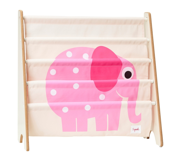 3 Sprouts Book Rack - Pink Elephant in the group TOYS, KIDS & BABY PRODUCTS / Children\'s room / Storage at TP E-commerce Nordic AB (C82377)