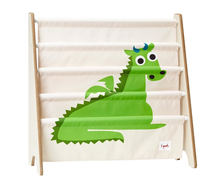 3 Sprouts Book Rack - Green Dragon in the group TOYS, KIDS & BABY PRODUCTS / Children\'s room / Storage at TP E-commerce Nordic AB (C82378)