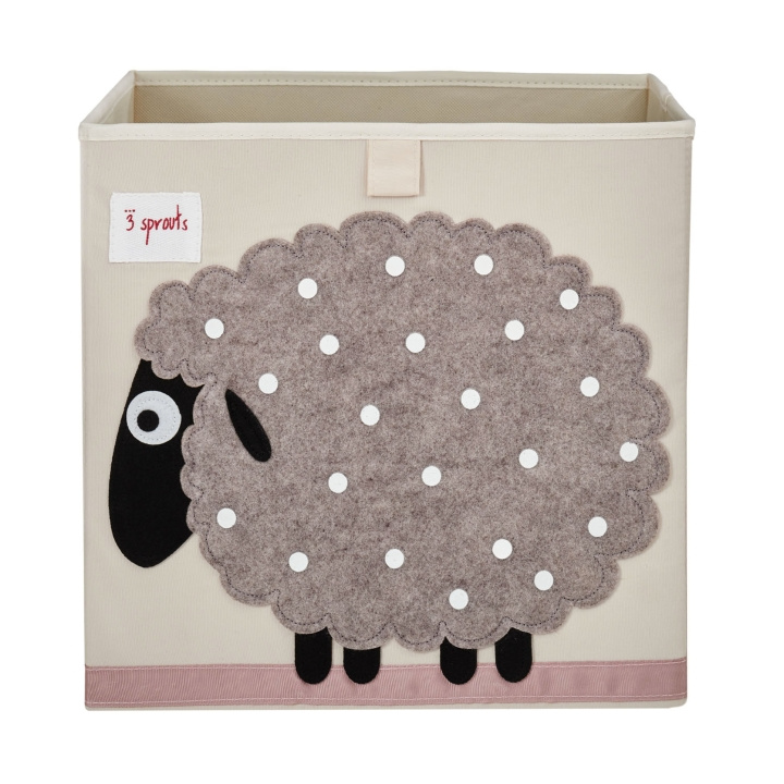 3 Sprouts Storage Box - Beige Sheep in the group TOYS, KIDS & BABY PRODUCTS / Children\'s room / Storage at TP E-commerce Nordic AB (C82381)