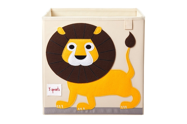 3 Sprouts Storage Box - Yellow Lion in the group TOYS, KIDS & BABY PRODUCTS / Children\'s room / Storage at TP E-commerce Nordic AB (C82390)