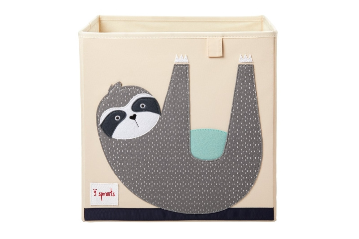 3 Sprouts Storage Box - Gray Sloth in the group TOYS, KIDS & BABY PRODUCTS / Children\'s room / Storage at TP E-commerce Nordic AB (C82391)