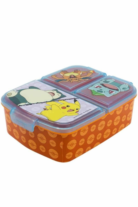 Pokémon Stor - Multi Compartment Sandwich Box - Pokémon (088808735-08020) in the group TOYS, KIDS & BABY PRODUCTS / Eat & Drink / Children\'s tableware at TP E-commerce Nordic AB (C82393)