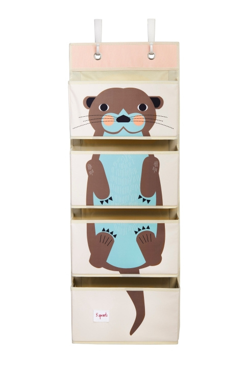 3 Sprouts Hanging Wall Organizer - Otter in the group TOYS, KIDS & BABY PRODUCTS / Children\'s room / Storage at TP E-commerce Nordic AB (C82412)