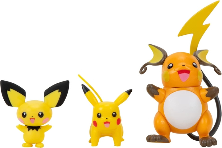 Pokémon Select Evolution 3-pack - Pikachu (PKW2778) in the group TOYS, KIDS & BABY PRODUCTS / Toys / Figures & Miniatures at TP E-commerce Nordic AB (C82414)