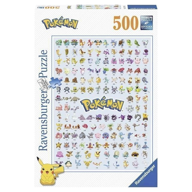 Pokémon Pokemon Puzzle - Original 151 (500 Pieces) (12000511) in the group TOYS, KIDS & BABY PRODUCTS / Toys / Puzzles at TP E-commerce Nordic AB (C82416)