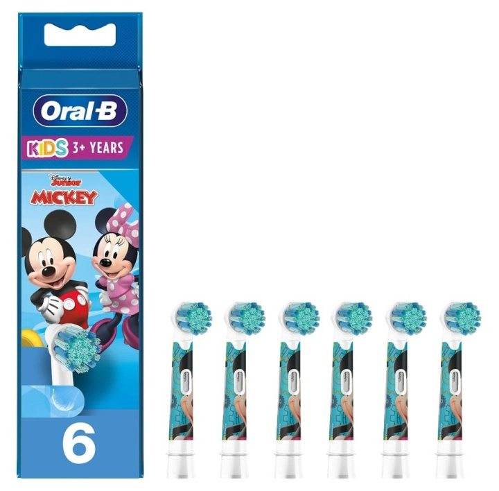 Oral B Kids Mickey Replacement Heads 2+2+2ct in the group BEAUTY & HEALTH / Oral care / Accessories for electric toothbrushes at TP E-commerce Nordic AB (C82437)