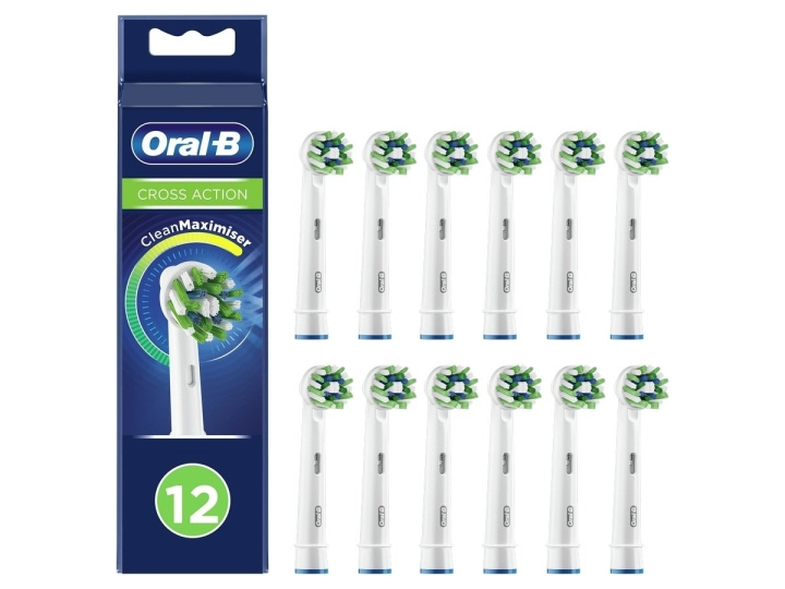 Oral B CrossAction Replacement Heads 12ct in the group BEAUTY & HEALTH / Oral care / Accessories for electric toothbrushes at TP E-commerce Nordic AB (C82438)