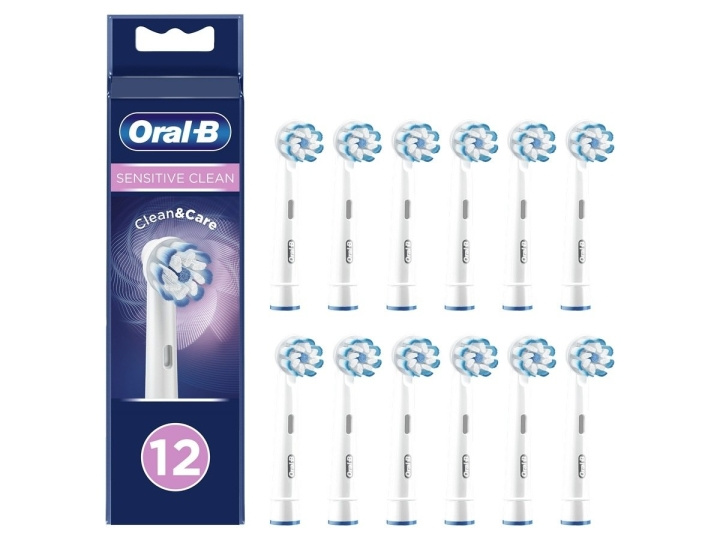 Oral B Sensitive Clean&Care Replacement Heads 12ct in the group BEAUTY & HEALTH / Oral care / Accessories for electric toothbrushes at TP E-commerce Nordic AB (C82439)