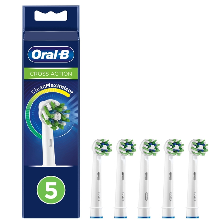 Oral B CrossAction Replacement Heads 5ct in the group BEAUTY & HEALTH / Oral care / Accessories for electric toothbrushes at TP E-commerce Nordic AB (C82441)