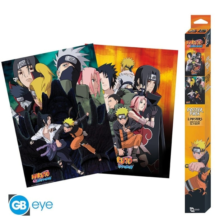 Abysse NARUTO SHIPPUDEN - Set 2 Posters - Ninjas (52x38) in the group Sport, leisure & Hobby / Fun stuff / Fun stuff at TP E-commerce Nordic AB (C82487)