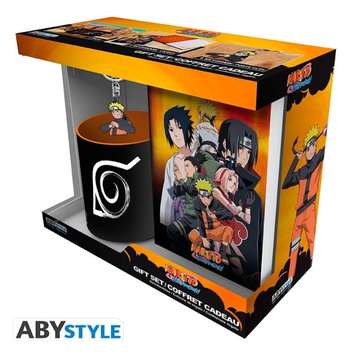 Abysse NARUTO SHIPPUDEN - Pck Mug320ml + Keyring PVC + Notebook Naruto in the group Sport, leisure & Hobby / Fun stuff / Cups at TP E-commerce Nordic AB (C82496)