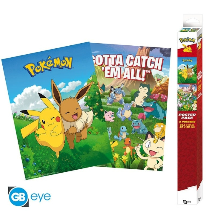 Abysse POKEMON - Set 2 Posters - Environments (52x38) in the group Sport, leisure & Hobby / Fun stuff / Fun stuff at TP E-commerce Nordic AB (C82499)