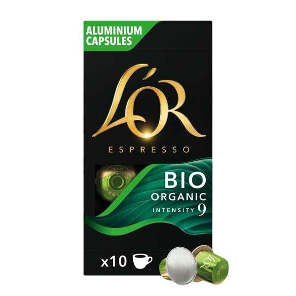 Philips L\'Or L\'OR Capsules - Organic - Coffee Capsules - 10 pcs - S in the group HOME, HOUSEHOLD & GARDEN / Household appliances / Coffee makers and accessories / Coffee capsules at TP E-commerce Nordic AB (C82514)