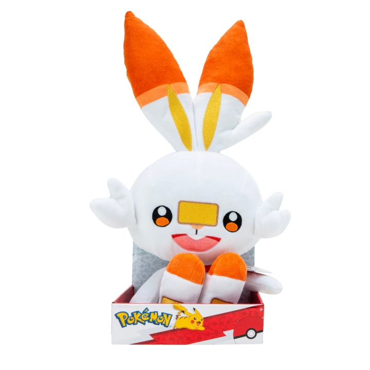 Pokémon Plush - 30 cm - Scorbunny (PKW3107) in the group TOYS, KIDS & BABY PRODUCTS / Baby toys / stuffed animals at TP E-commerce Nordic AB (C82518)