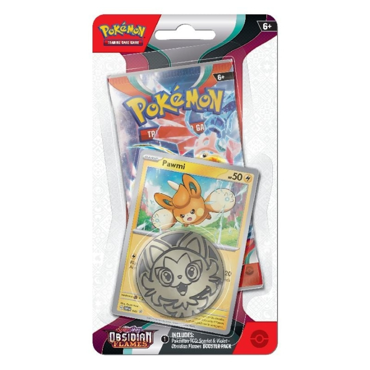 Pokémon Pokemon Scarlet & Violet – Obsidian Flames - Checklane Blister (POK85519) in the group TOYS, KIDS & BABY PRODUCTS / Toys / Toys at TP E-commerce Nordic AB (C82523)