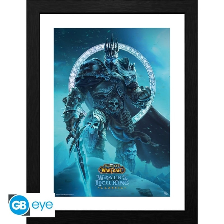 Abysse WORLD OF WARCRAFT - Framed print Lich King (30x40) in the group Sport, leisure & Hobby / Fun stuff / Fun stuff at TP E-commerce Nordic AB (C82537)