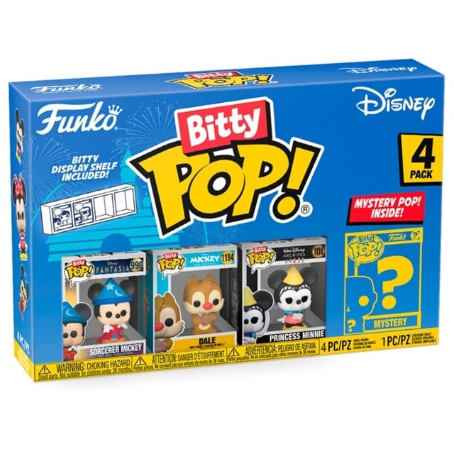 Funko Pop! - Bitty POP 4PK Disney Sorcerer Mickey (71321) in the group TOYS, KIDS & BABY PRODUCTS / Toys / Figures & Miniatures at TP E-commerce Nordic AB (C82565)