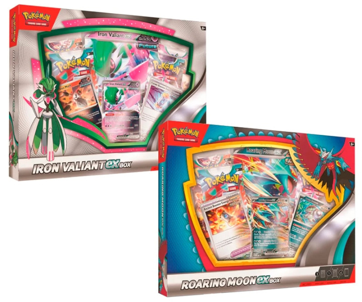 Pokémon Roaring Moon/Iron Valiant ex Box (POK85712) in the group TOYS, KIDS & BABY PRODUCTS / Toys / Toys at TP E-commerce Nordic AB (C82576)