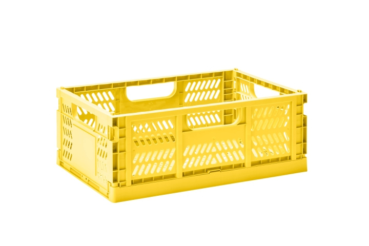 3 Sprouts Modern Folding Crate Large Yellow in the group TOYS, KIDS & BABY PRODUCTS / Children\'s room / Storage at TP E-commerce Nordic AB (C82584)