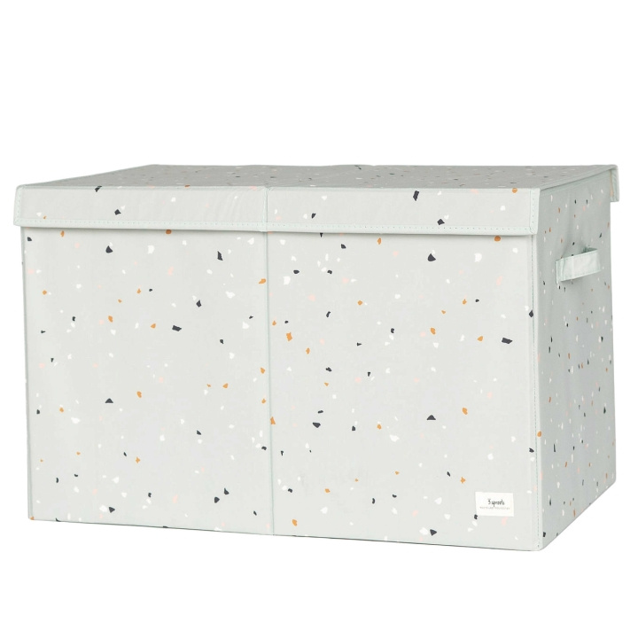 3 Sprouts Storage box with lid Terrazzo/Green in the group TOYS, KIDS & BABY PRODUCTS / Children\'s room / Storage at TP E-commerce Nordic AB (C82594)