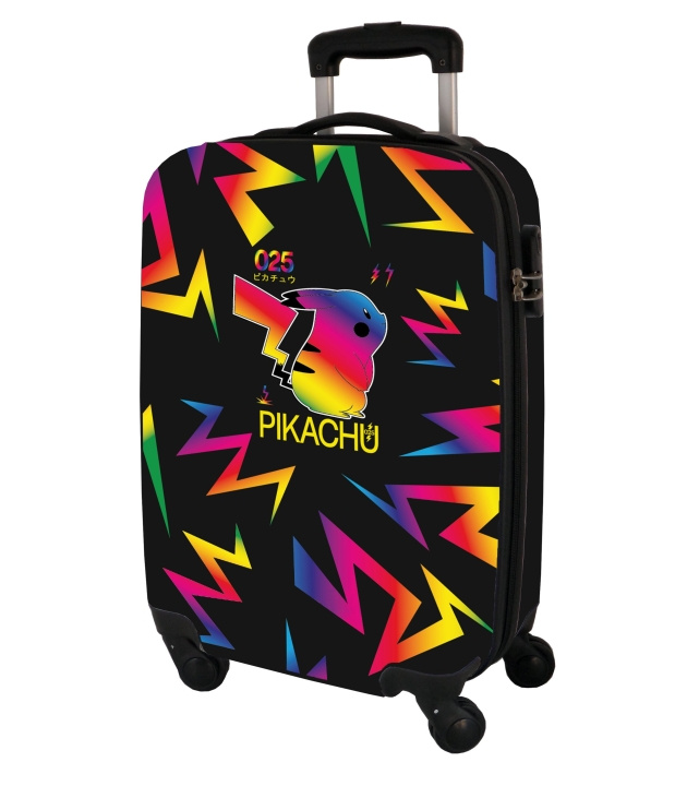 Pokémon Kids Licensing - Pokémon - Neon - Trolley Suitcase 35 x 54 x 22 cm (1615091-23MPOK21018P) in the group TOYS, KIDS & BABY PRODUCTS / Travel / Bags for kids / Suitcases at TP E-commerce Nordic AB (C82644)