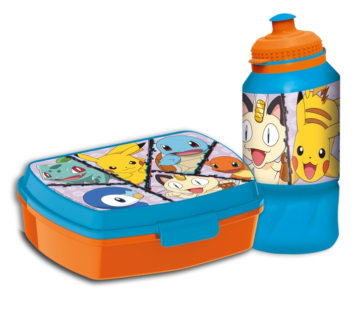 Pokémon Stor - Lunchbox & Water Bottle - Pokémon (8073) in the group TOYS, KIDS & BABY PRODUCTS / Eat & Drink / Baby bottle & Accessories at TP E-commerce Nordic AB (C82672)