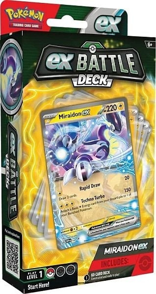 Pokémon Pokemon - Battle Deck EX - Miraidon (POK85754) in the group TOYS, KIDS & BABY PRODUCTS / Toys / Toys at TP E-commerce Nordic AB (C82678)