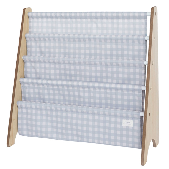 3 Sprouts Bookshelf - Gingham Blue (IRKGBL) in the group TOYS, KIDS & BABY PRODUCTS / Children\'s room / Storage at TP E-commerce Nordic AB (C82691)