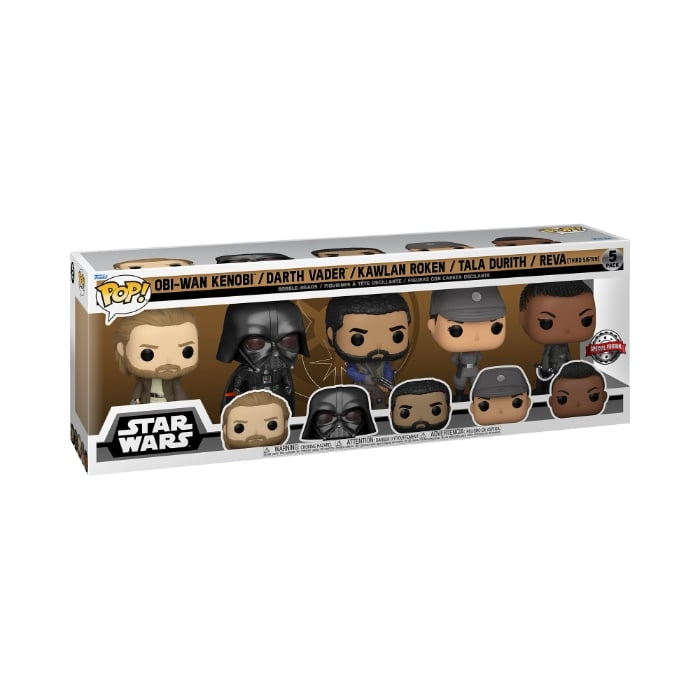 Funko Pop! - 5PK Star Wars - Obi-Wan Kenobi (65089) in the group TOYS, KIDS & BABY PRODUCTS / Toys / Figures & Miniatures at TP E-commerce Nordic AB (C82719)