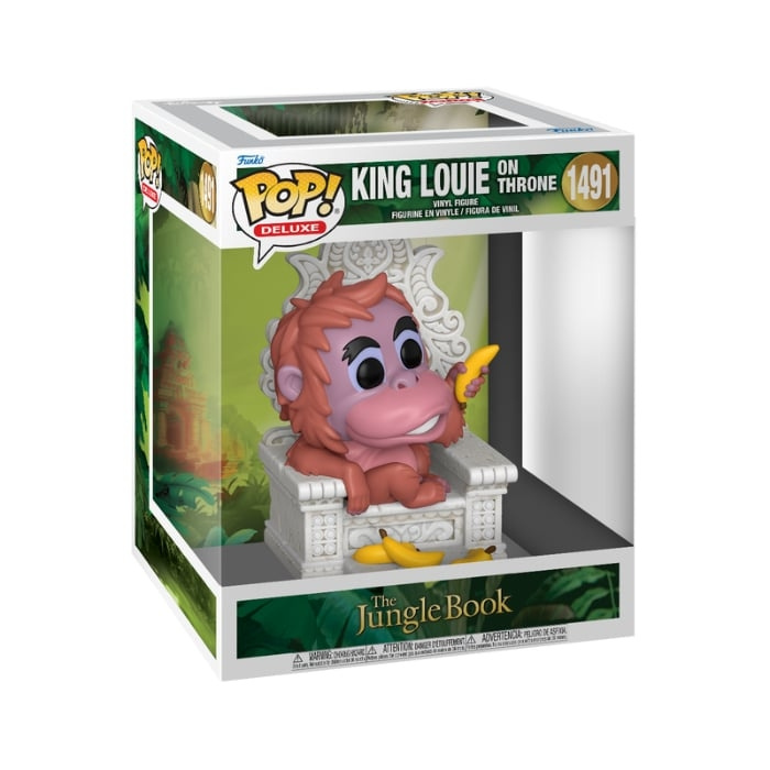 Funko Pop! - Deluxe The Jungle Book - King Louie on throne (80785) in the group TOYS, KIDS & BABY PRODUCTS / Toys / Figures & Miniatures at TP E-commerce Nordic AB (C82722)