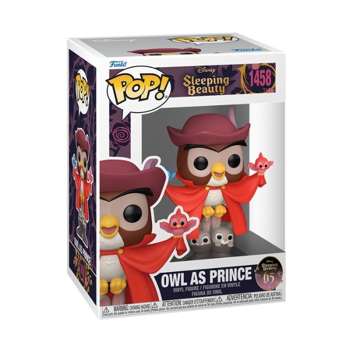 Funko Pop! - Vinyl Sleeping Beauty 65th - Owl as Prince (78185) in the group TOYS, KIDS & BABY PRODUCTS / Toys / Figures & Miniatures at TP E-commerce Nordic AB (C82748)