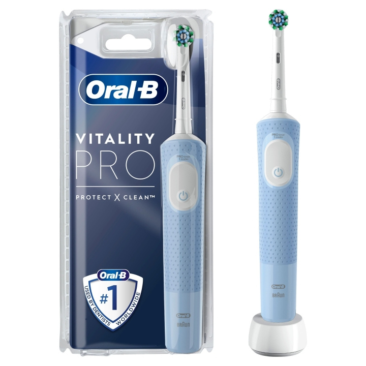 Oral B Vitality Pro Vapor Blue CA CLS Electric Toothbrush in the group BEAUTY & HEALTH / Oral care / Electric toothbrushes at TP E-commerce Nordic AB (C82761)