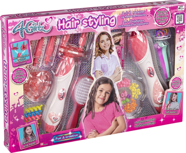 4-Girlz 2 in 1 Hair Set (63236) in the group TOYS, KIDS & BABY PRODUCTS / Toys / Crafts at TP E-commerce Nordic AB (C82762)